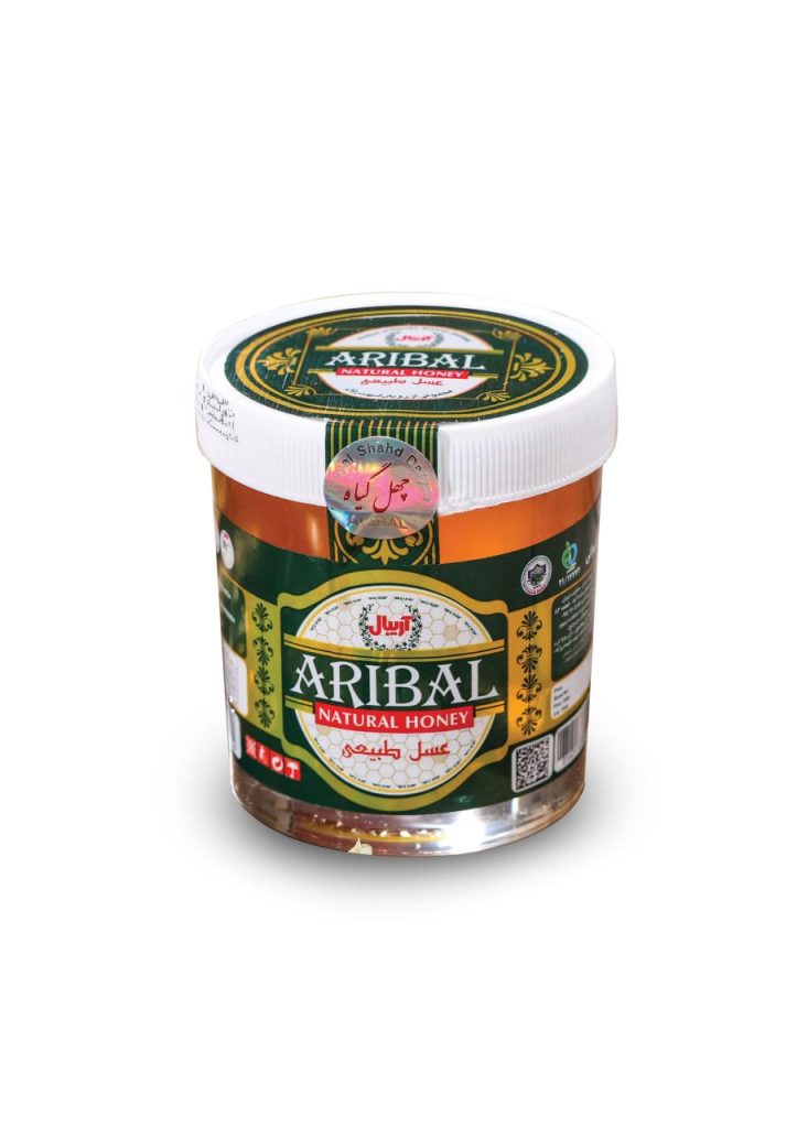 Aribal honey in a special glass